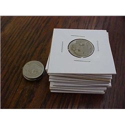 17 Buffalo nickels