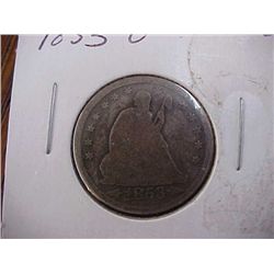 1853 Seated Liberty Quarter
