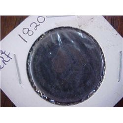 1820 large cent