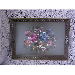 Hand painted tray