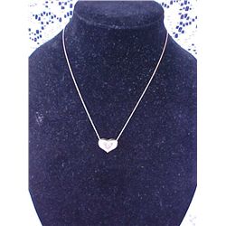 14k Gold necklace w/heart shape pendant