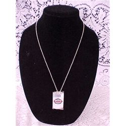 2008 Limited edition Gucci tag necklace
