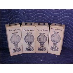 Lot of 4 Fiesta lamps