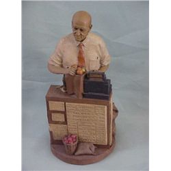 Tom Clark "Mr. Jim" 1992 crushed walnut figurine