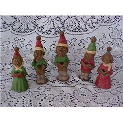 5 pc. Tom Clark Christmas carolers set figurines