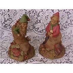 Tom Clark "Noel & Yule" 1984 crush walnut figurine