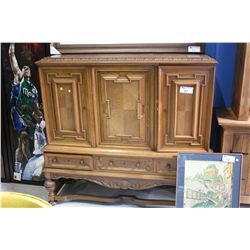 HEAVILY CARVED DANISH SIDEBOARD