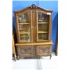 Image 1 : CARVED DANISH OAK BUFFET AND HUTCH