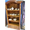 Image 1 : CARVED WOODEN SHELVING UNIT