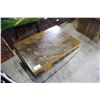 Image 1 : COFFEE TABLE IN THE STYLE OF A BOOK WITH HIDDEN DRAWER
