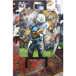 ORIGINAL OIL PAINTING - NFL PLAYER