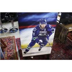 PRINT OF VANCOUVER CANUCKS #17 RYAN KESSLER