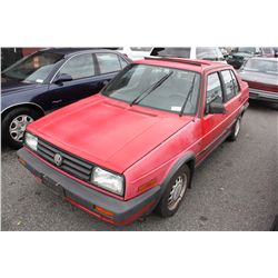 1992 VOLKSWAGEN JETTA 4DR VIN# WVWPA01G2NW004580