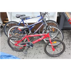 LOT OF 3 BICYCLES