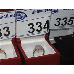 STERLING SILVER DIAMOND COCKTAIL RING