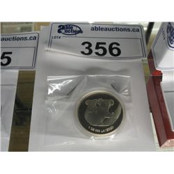 1OUNCE GOLD CLAD 2011 KOALA BAR