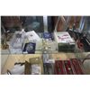 Image 1 : COLLECTION OF DECORATIVE ITEMS; FLASKS, CLOGS, PIPES, POCKET KNIVES AND MORE