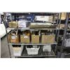Image 1 : ENTIRE ROLLING RACK OF PICTURES, COLLECTABLES AND ESTATE ITEMS