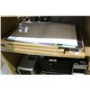 Image 1 : SHELF LOT OF COMPUTER MONITER, TABLET AND SONY PLAYSTATION