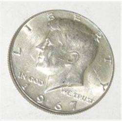 1967 SILVER KENNEDY HALF DOLLAR *NICE EARLY HALF DOLLAR*!! SILVER HALF DOLLAR CAME OUT OF SAFE!!