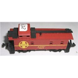 VINTAGE N-SCALE CAR TRAIN CABOOSE *LITTLE JOE* SANTA FE #ATSF-1943!! TRAIN CAR CAME OUT OF SAFE!!