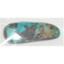 10.55 CARAT TURQUOISE CABOCHON *NATURAL-AUTHENTIC* BEAUTIFUL COLORING POLISHED GEMSTONE *FOUND & MIN