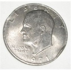 1971-D EISENHOWER "FIRST YEAR-IKE" DOLLAR COIN *NICE EARLY DOLLAR COIN*!! COIN CAME OUT OF SAFE!!