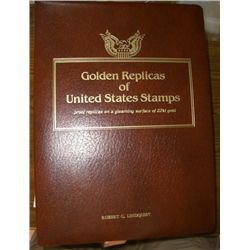 1994 22KT GOLD FIRST DAY ISSUE BOOK BINDER *HOLDS THE STAMP SET*!! BINDER CAME OUT OF SAFE BOX!!