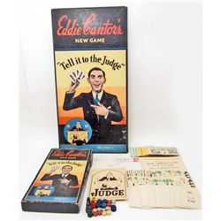 C. 1940'S EDDIE CANTOR'S TELL IT TO THE JUDGE BOARD GAME