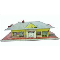 VINTAGE MARX TIN LITHO GLENDALE RAILROAD STATION DEPOT