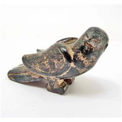 ARCHAIZE CHINESE OLD JADE HAND CARVED BIRD FIGURINE