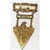 Image 1 : C. 1860'S KNIGHT OF PYTHIAS CELLULOID & BRASS MEDAL