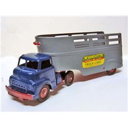 1940S WYANDOTTE PRESSED STEEL TRUCK & TRAILER TOY