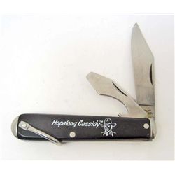 HOPALONG CASSIDY NOVELTY CUTLERY KNIFE APPROX. 3"