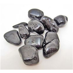 LOT OF 411 CTS AFRICAN BLACK TOURMALINE TUMBLED