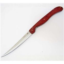 RIDGE RUNNER FOLDING FILLET KNIFE HARDWOOD HANDLE