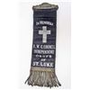 Image 4 : C. 1860'S INDEPENDENT ORDER OF ST. LUKE RIBBON BADGE
