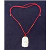 Image 2 : CHINESE PURE WHITE JADE HAND CARVED DRAGON PENDANT