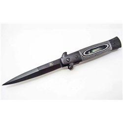 BLACK PEARL HANDLE STILETTO