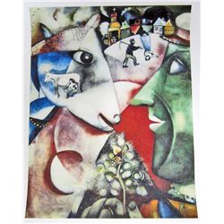 I AND THE VILLAGE BY MARC CHAGALL CANVAS PRINT