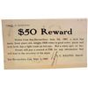 Image 1 : 1907 WANTED POSTER POSTCARD