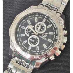 MENS ORLANDO STAINLESS STEEL ANALOG WRISTWATCH