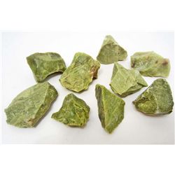 LOT OF 831 CTS GREEN OPAL ROUGH 9 PCS