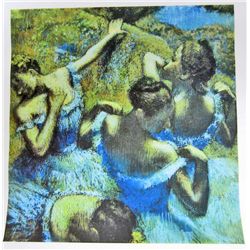 BLUE DANCERS BY EDGAR DEGAS CANVAS PRINT