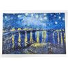 Image 1 : STARRY NIGHT OVER THE RHONE BY VAN GOGH CANVAS PRINT