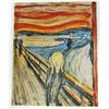 Image 1 : THE SCREAM BY EDVARD MUNCH CANVAS PRINT