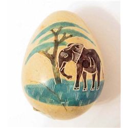 HAND CRAFTED AFRICAN STONE EGG - MADE IN KENYA