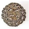 Image 1 : ARCHAIZE CHINESE JADE HAND CARVED MEDALLION BAT DRAGON