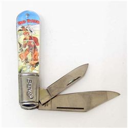 NOVELTY CUTLERY TOM MIX BARLOW KNIFE - HEROES OF THE SILVER SCREEN SERIES