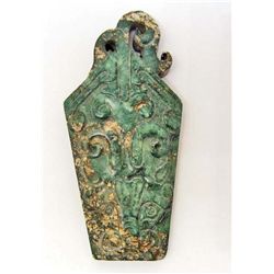 ARCHAIZE CHINESE OLD JADE HAND CARVED AMULET PENDANT